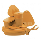 LIGHT MY FIRE komplet Outdoor MealKit Bio, oranžen