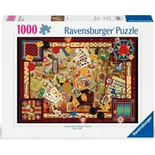 Ravensburger puzzle (slagalice) – 1000pcs Vintage igre RA12000655