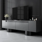Hanah Home TV Komoda Bohem, 180x50x30 cm, Antracit-Crna