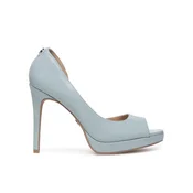 Čevlji s peto NINE WEST WFA2733-1 Svetlo modra
