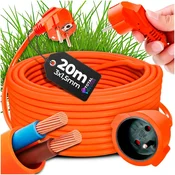 shumee VRTNI PODALJŠEK ZA KOSILNICE, ŽAGE IN TRIMERJE 20M 3x1,5mm