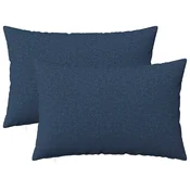 vidaXL Prevleka za blazino 2 kos HEERLEN Modra 30 x 50 cm Blago