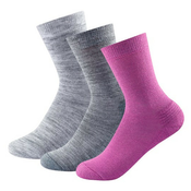 Devold Nogavice Daily Merino Medium Sock 3 Pack Woman Anemone Mix 36-40