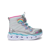 Skechers čevelj gležnjar 302668L SMLT HEART LIGHTS - SWEET D srebrna 32