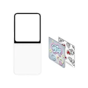 Samsung Z Flip7 FE SAMSUNG plasticna futrola za telefon, ultratanka, zamjenjiva bocna pozadinska poklopac, PROZIRNA EF-ZF741CTEGWW
