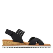 Sandali Skechers BOBS Desert Kiss-Shore Enough 114130/BLK Črna
