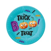 Godan Papirnati krožniki - Noč čarovnic Trick or Treat 18 cm 6 kosov