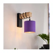 BRILAGI - Stenska svetilka NUBILA 1xE27/60W/230V rjava/črna/vijolična