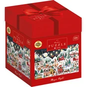 Interdruk - Puzzle OKVIR: Božični večer - 1 000 kosov