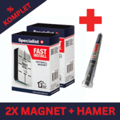magnet Komplet 2x Fast Install + Hamer