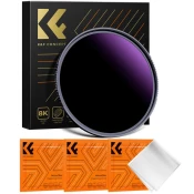 K&F 58MM,Nano-X Ultra ND1000000 Filter, HD, Waterproof, Anti Scratch, Antireflective Purple-Red Coa