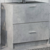 Ormaric za umivaonik boja betona 59x37x59 cm konstruirano drvo
