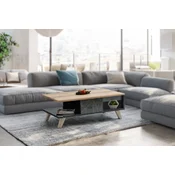 Hanah Home Klub sto Sumer O2030 90x35,6x54cm Braon-Mermer