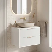 Kopalniška omarica pod umivalnikom Rea Mono 60cm White