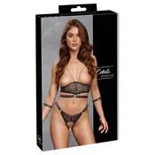 Cottelli Ženski set veša Bondage, Crni