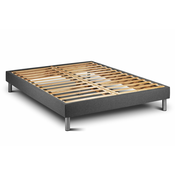 VITALIT Vzmetni boksi z letvami 200x200 cm - Platnena tkanina - Komplet za samogradnjo, (21609096)