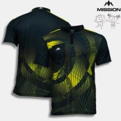 Otroška majica za pikado MISSION/ORB/Black-Yellow