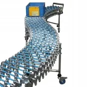 OEM FlexRoller Pro 60 Transportni Trak – Pantografski, 2,1 m, 60 cm | Jeklo, 50 kg/m, Modulni Sistem