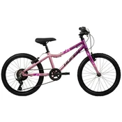 HUFFY Otroško kolo 20 palcev, aluminijasto, lahko, LiteRide, 7 prestav, roza-vijolično