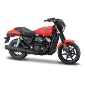 Maisto - HD - Motorno kolo - 2015 Harley-Davidson Street 750, rdeč, blister box, 1:18
