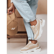 Sneakersy damskie na platformie SPORTLITE beżowe Dstreet
