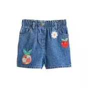 Next Kavbojke moder denim/med/jelka/živo rdeča