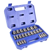 Set izvlekačev za poškodovane notranje vijake 25 kosov 61286