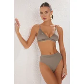 Trendyol Milla Ženski kupaci kostim Tbess22Bt0016, Kaki