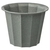BUSKVERK Cvetlični lonec, notranji/zunanji siva, 9 cm