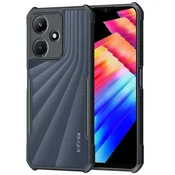 GS Ovitek za Infinix Hot 30 4G, hibridni z zaščito pred padci, črn