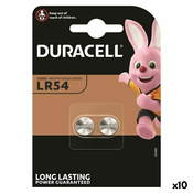 Alkalne Gumb Baterije DURACELL LR1130 LR54 2 Dijelovi 10 kom. 1,5 V