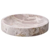 Casa Padrino luxury decorative marble bowl brown A� 30.5 x H. 5.5 cm - Round fruit bowl - Dining table decoration - Decorative accessories - Luxury accessories - Luxury quality