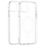 Transparent Color Ring MagSafe maska za iPhone 15 – Bela
