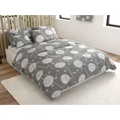 Ljubki dom Bombažna posteljnina DANDELION BLEND siva hotelska žepna posteljnina Velikost posteljnine: 70 x 90 cm | 140 x 200 cm