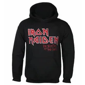 Hoodi moška Iron Maiden - NOTB Vtge Logo Faded Edge Album- BLACK - ROCK OFF - IMHOOD140MB