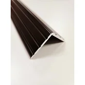 Kotna aluminijasta letev 45 x 45 mm temno rjava