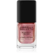 Gabriella Salvete Longlasting Enamel dolgoobstojen lak za nohte z bisernim sijajem odtenek 90 Sunset Blush 11 ml