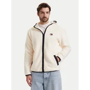 Tommy Jeans Flis Teddy DM0DM19224 Kremna Regular Fit