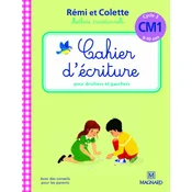 Cahier décriture Rémi et Colette CM1