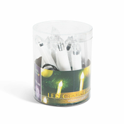 Božična LED dekoracija sveče – toplo bele – 10 LED – 2xAA