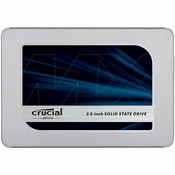 CRUCIAL MX500 1TB SSD, 2.5 7mm, SATA 6 Gb/s, Read/Write: 560 / 510 MB/s, Random Read/Write IOPS 95K/90K