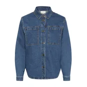 Kaffe Bluza KALena modra/moder denim