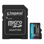 Kingston microSD, Canvas Go! Plus,R200/W160, 1TB, SDCG4/1TB