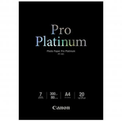 Canon Photo Paper Pro Platinum, PT-101 A4, fotografski papir, sijajni, 2768B016, bel, A4, 300 g/m2, 20 kosov, brizgalni