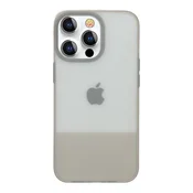 Kingxbar Kingxbar Plain Series etui pokrowiec za iPhone 13 Pro silikonsko ohišje siva