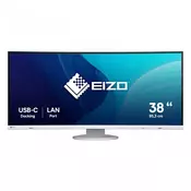 EIZO FlexScan EV3895-WT LED display 95.2 cm (37.5) 3840 x 1600 pixels UltraWide Quad HD+ White