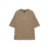 Pull&Bear Majica mokka/bela