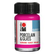 Marabu Boja za porcelan i staklo, Sjajna, 15ml, Magenta