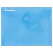 Fascikla koverta s dugmetom A6 pp Donau 8549001PL-10 providno plava