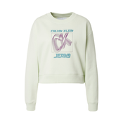 Calvin Klein Jeans Sweater majica, menta / žad / ljubicasta